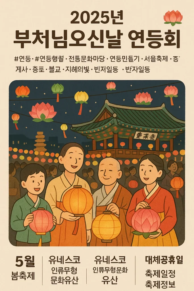 2025년 부처님오신날 앞두고 연등: 연등회 일정부터 의미, 연등 만들기까지 총정리